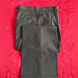 Clearbourne men’s black stripe slacks size 36 x 30